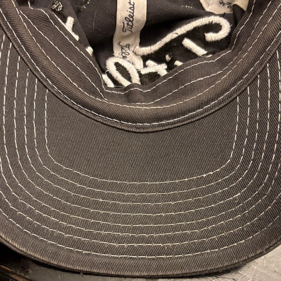 Titleist Charcoal Cap with White Logo - Picture 8 of 9